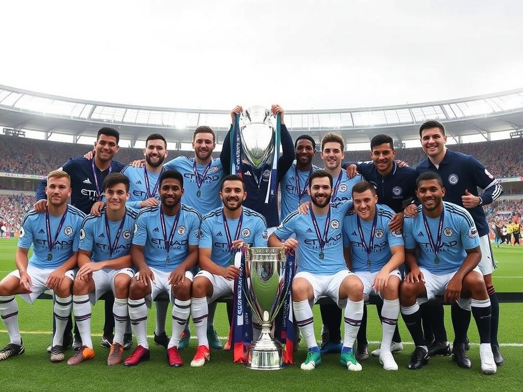 Manchester City jagar ännu ett mästerskap med sitt stjärnspäckade lag. En trupp full av stjärnor — men kollektiv viktigast Manchester City jagar ännu ett mästerskap med sitt stjärnspäckade lag. En trupp full av stjärnor — men kollektiv viktigast