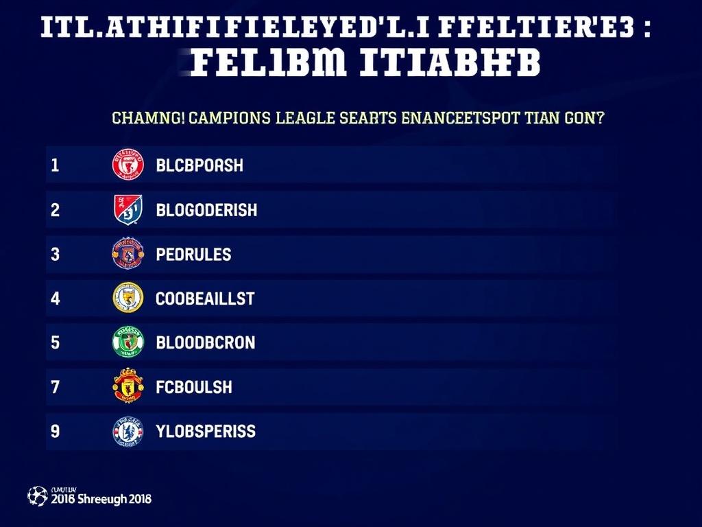 Kampen om Champions League platserna ser ut att bli jämnare än på flera år. Scenarier framåt